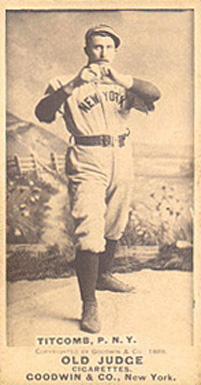 1887 Old Judge Titcomb, P. N.Y. #458-3a Baseball Card