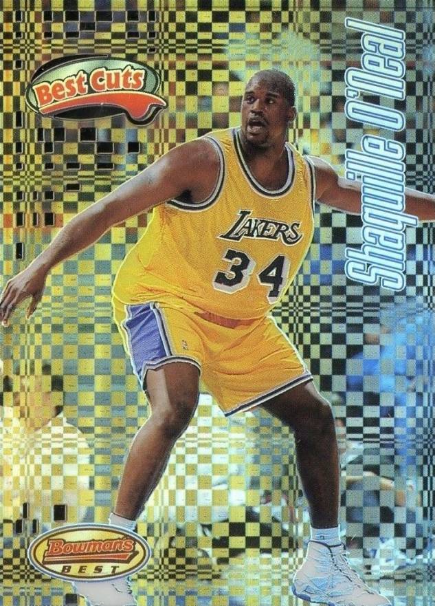1997 Bowman's Best Cuts Shaquille O'Neal #BC10 Basketball Card