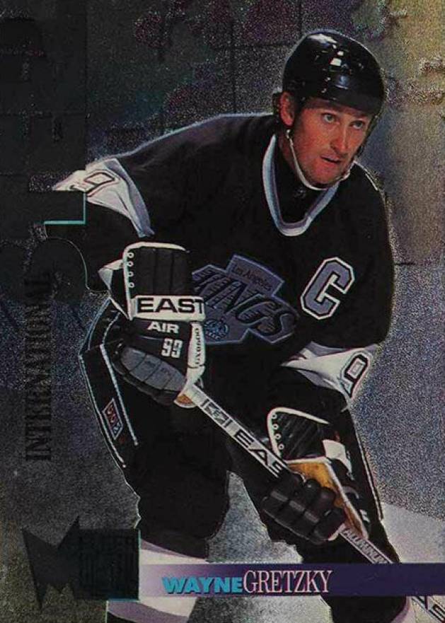 1995 Metal International Steel Wayne Gretzky #5 Hockey Card