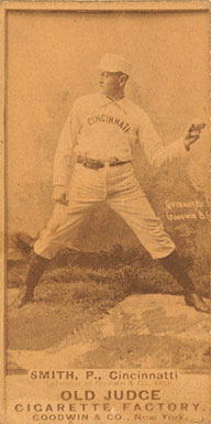 1887 Old Judge Smith, P., Cincinnatti #423-3c Baseball Card