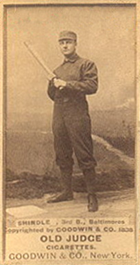 1887 Old Judge Shindle, 3d B., Philadelphias (PL) #415-4b Baseball Card