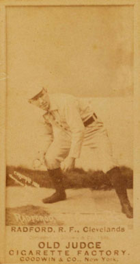 1887 Old Judge Radford, R.F., Clevelands #378-3b Baseball Card
