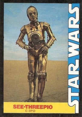 1977 Star Wars Wonder Bread See-Threepio #7 Non-Sports Card