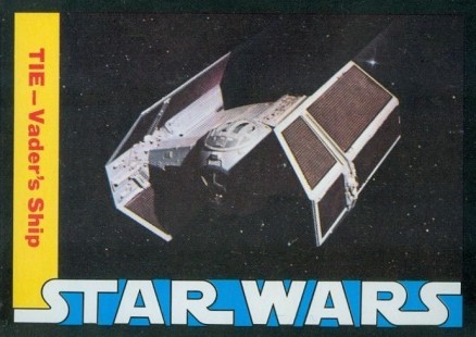 1977 Star Wars Wonder Bread Tie - Vader's Ship #16 Non-Sports Card