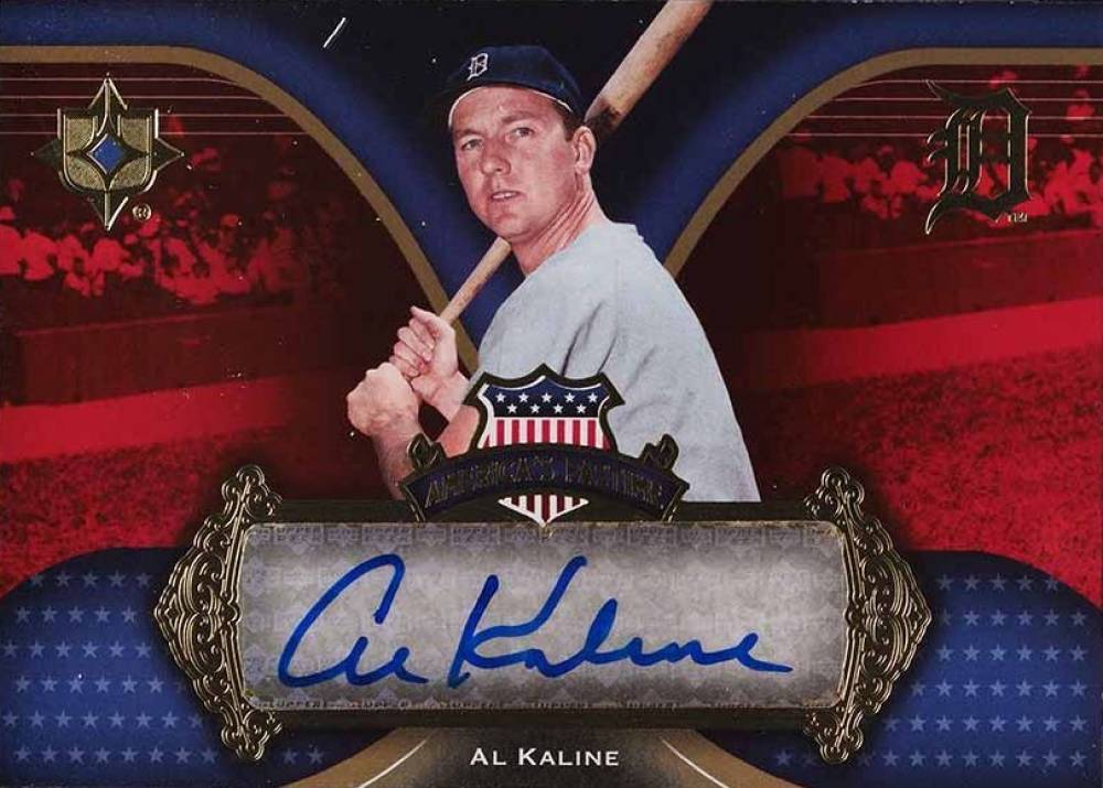 2007 Ultimate Collection America's Pastime Signatures Al Kaline #AP-AK Baseball Card