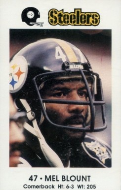 1983 Steelers Police Mel Blount #47 Football Card