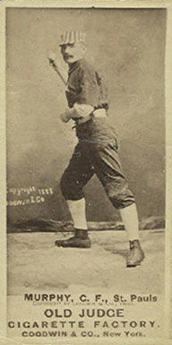1887 Old Judge Murphy, C.F., St. Pauls #333-4a Baseball Card