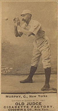 1887 Old Judge Murphy, C., New Yorks #334-2a Baseball Card