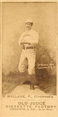 1887 Old Judge Mullane, P., Cincinnatis #331-3a Baseball Card