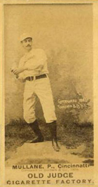1887 Old Judge Mullane, P., Cincinnatti #331-5a Baseball Card