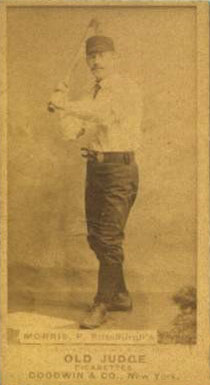 1887 Old Judge Morris, P., Pittsburgh's #330-2a Baseball Card