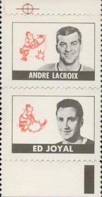 1969 Stamps O-Pee-Chee Lacroix/Joyal # Hockey Card
