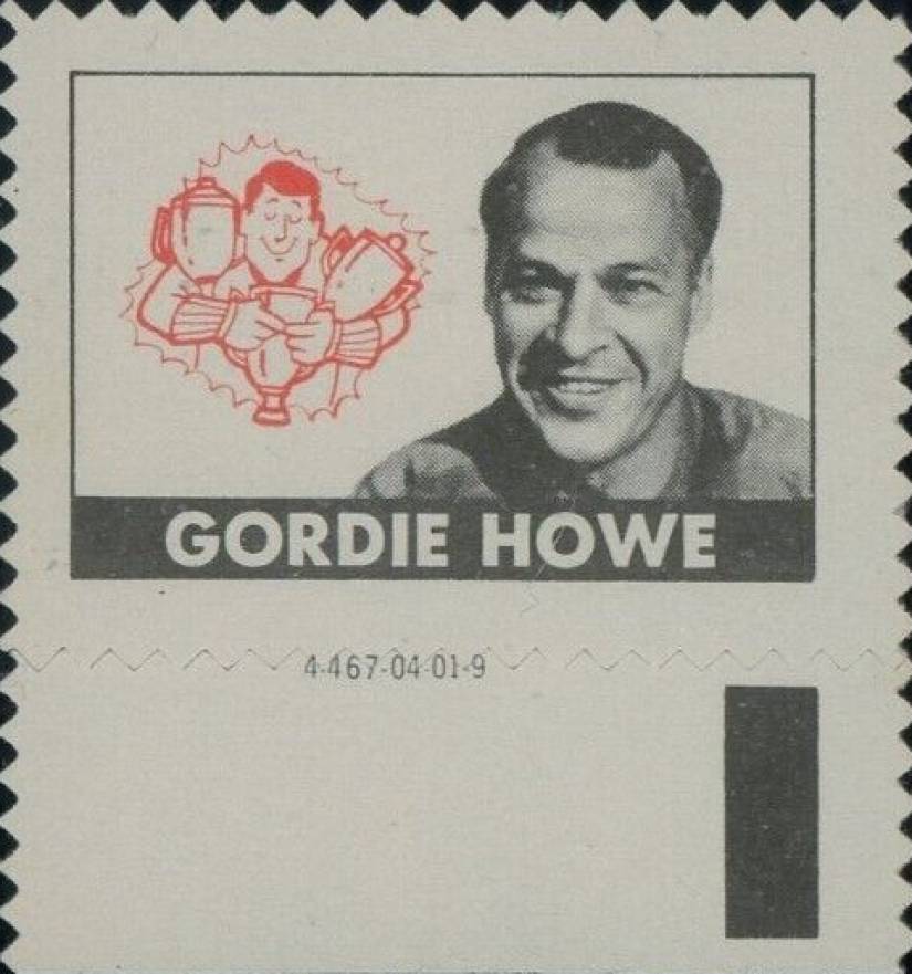 1969 Stamps O-Pee-Chee Gordie Howe # Hockey Card