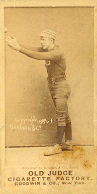 1887 Old Judge No name on card #318-3a Baseball Card