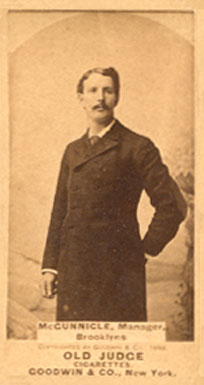 1887 Old Judge McGunnigle, Manager, Brooklyns #313-1b Baseball Card