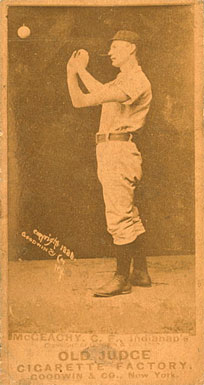 1887 Old Judge McGeachy, C.F., Indianap's #310-3a Baseball Card