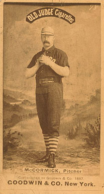 1887 Old Judge McCormick, Pitcher #306-5a Baseball Card