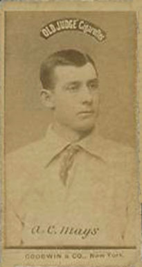 1887 Old Judge A.C. Mays #299-1a Baseball Card