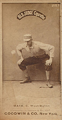 1887 Old Judge Mack, C. Washington #285-2a Baseball Card