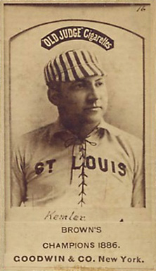 1887 Old Judge Kemler Brown's Champions #258-1a Baseball Card