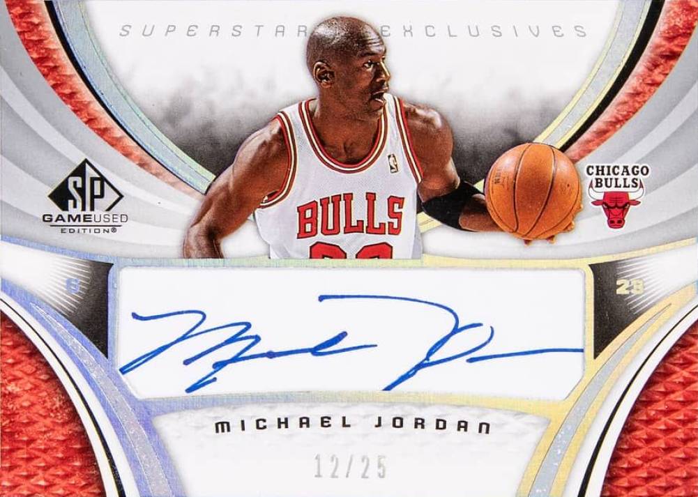 2005 SP Game Used Superstar Exclusives Autograph Michael Jordan #SE-MJ Basketball Card