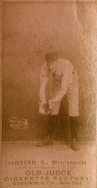 1887 Old Judge Jantzen, C., Minneapolis #245-3a Baseball Card