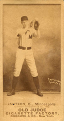 1887 Old Judge Jantzen, C., Minneapolis #245-5a Baseball Card