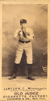 1887 Old Judge Jantzen, C, Minneapolis #245-4a Baseball Card