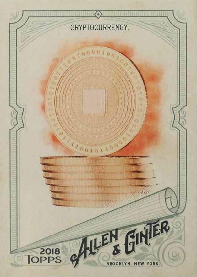2018 Topps Allen & Ginter Cryptocurrency #83 Baseball Card