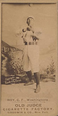 1887 Old Judge Hoy, C.F., Washingtons #238-5a Baseball Card