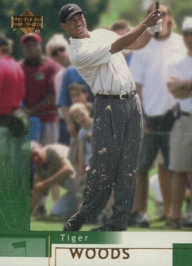 2002 Upper Deck Golf Tiger Woods #1 Golf Card