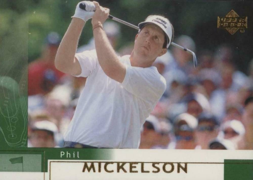 2002 Upper Deck Golf Phil Mickelson #41 Golf Card