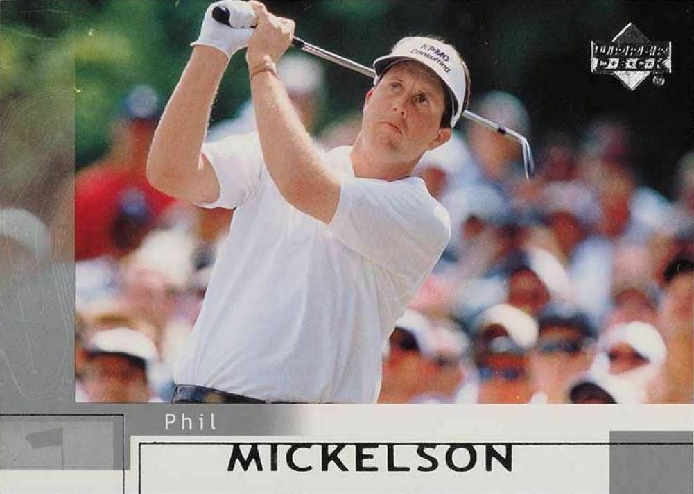 2002 Upper Deck Golf Phil Mickelson #41 Golf Card