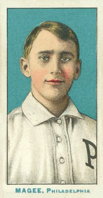 1910 Nadja Caramels Sherry Magee #21 Baseball Card