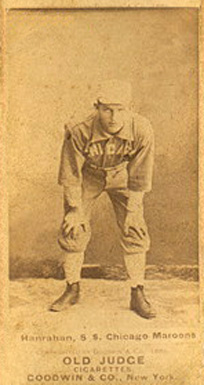 1887 Old Judge Hanrahan, S.S. Chicago Maroons #213-3a Baseball Card