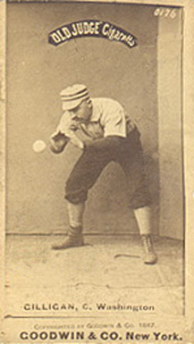 1887 Old Judge Gilligan, C. Washington #189-1b Baseball Card