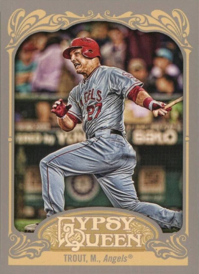 2012 Topps Gypsy Queen Mike Trout #195 Baseball Card