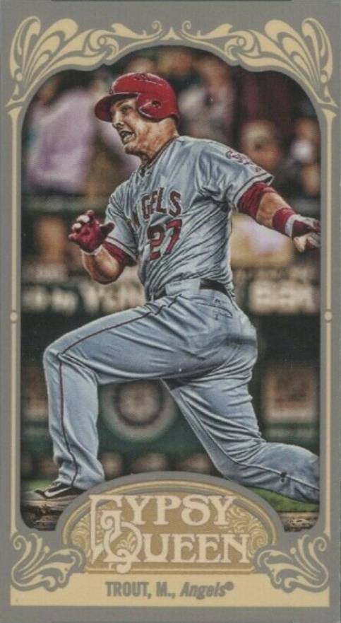 2012 Topps Gypsy Queen Mike Trout #195 Baseball Card