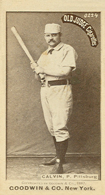 1887 Old Judge Galvin, P. Pittsburg #177-1a Baseball Card