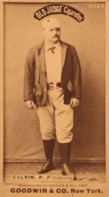 1887 Old Judge Galvin, P. Pittsburg #177-2a Baseball Card