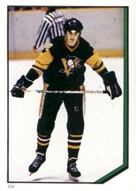 1986 O-Pee-Chee Sticker Mario Lemieux #233 Hockey Card