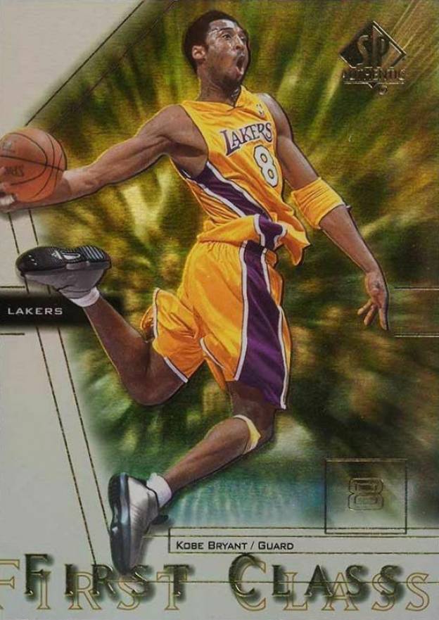 2000 SP Authentic First Class Kobe Bryant #FC7 Basketball Card