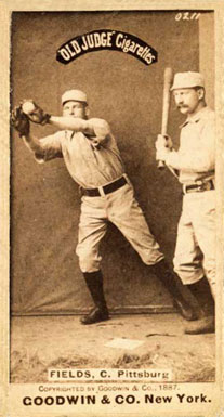 1887 Old Judge Fields, C. Pittsburg #160-1a Baseball Card