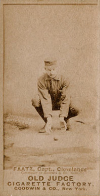 1887 Old Judge Faatz, Capt., Cleveland's #150-1a Baseball Card