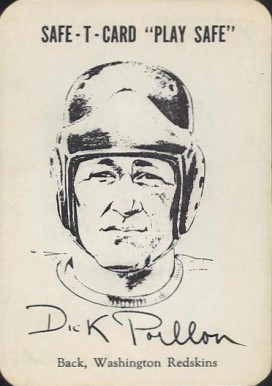 1948 Safe-T-Card Dick Poillon #51 Football Card
