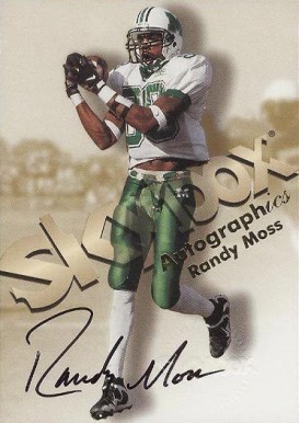 1998 Skybox Premium Autographics Randy Moss # Football Card