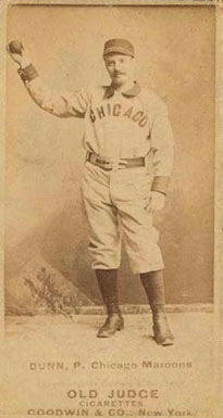 1887 Old Judge Dunn, P. Chicago Maroons #139-3a Baseball Card