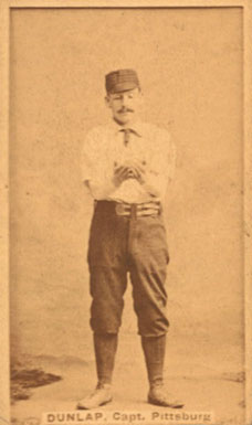 1887 Old Judge Dunlap, Capt. Pittsburg #138-5a Baseball Card