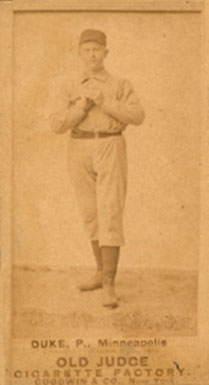 1887 Old Judge Duke, P., Minneapolis #137-4a Baseball Card