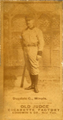 1887 Old Judge Dugdale. C., Minpls. #136-3a Baseball Card